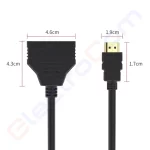 Купити розгалужувач HDMI (штекер) на 2*HDMI (2*гнізда) в магазині ElectroCom Дніпро 0688375050