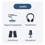 Купити звукову карту USB в магазині ElectroCom Дніпро 0688375050