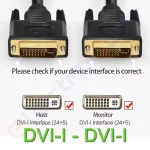 Купити Кабель DVI-I 24+5pin (штекер) - DVI-I 24+5pin (штекер) в магазині ElectroCom Дніпро 0688375050