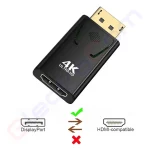 Купити Відеоконвертер DisplayPort (штекер) в HDMI (гніздо), mini в магазині ElectroCom Дніпро 0688375050