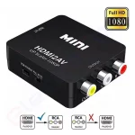 Купити Відеоконвертер HDMI (гніздо) в AV RCA (гніздо), звук, box в магазині ElectroCom Дніпро 0688375050