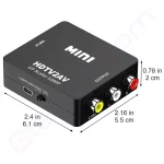 Купити Відеоконвертер HDMI (гніздо) в AV RCA (гніздо), звук, box в магазині ElectroCom Дніпро 0688375050