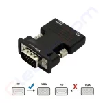Купити Відеоконвертер HDMI (гніздо) в VGA (штекер), звук, + аудіокабель в магазині ElectroCom Дніпро 0688375050