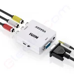 Купити Відеоконвертер VGA (гніздо) в AV RCA (гніздо), звук, box в магазині ElectroCom Дніпро 0688375050